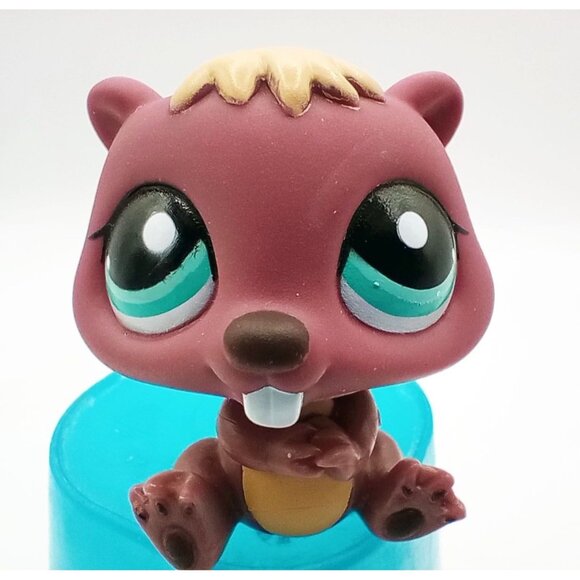 Littlest Pet Shop Animal Collectibles Beaver Deer Bunny Chinchilla LPS Hasbro - Picture 3 of 16
